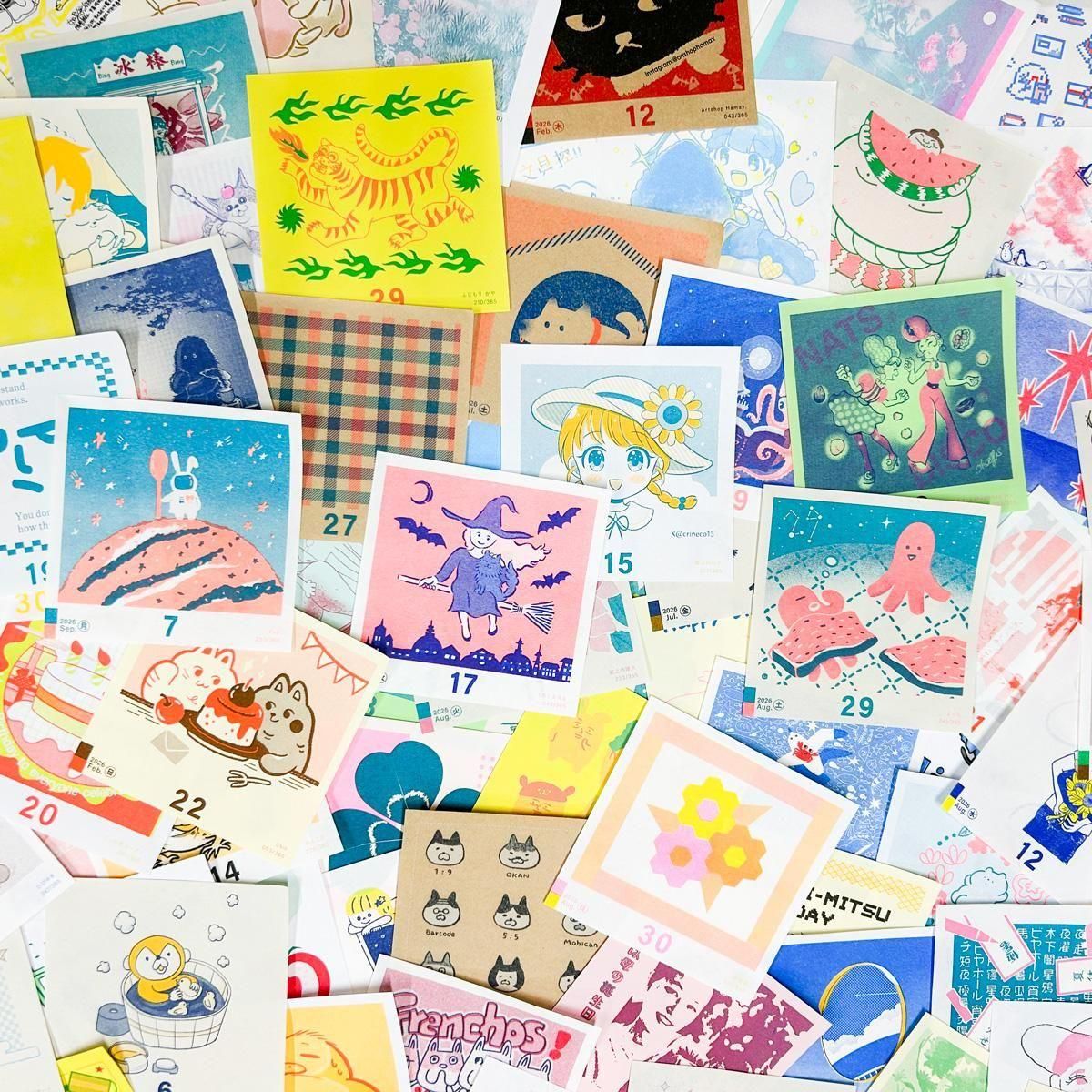 日めくりカレンダー 2026 - JAM｜レトロ印刷とSURIMACCAで遊ぶ