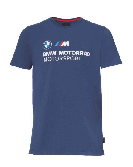 MモータースポーツTシャツ メンズ ブルー Sサイズ - Motorrad Keiyo