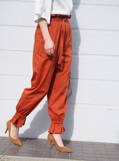 araara,ara・ara, easy pants,hem gather easy pantsk,bibliok,2019SS,通販,ビブリオケー