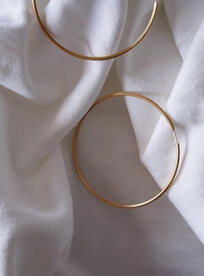 Mariablack Jewellery Hoop Pierce Sunset Hoop Gold Accessory Bibliok ビブリオケー マリアブラック ジュエリー