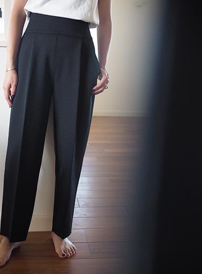サイズ変更オプション PHEENY Amunzen high waist tapered pants | www 