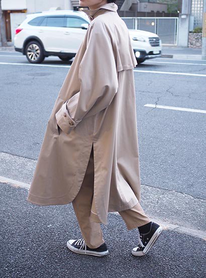 LOUSTIC,cape long coat,spring coat,cape,2022,2022SS,22SS,'22SS,coat,bibliok, ルスティック,コート