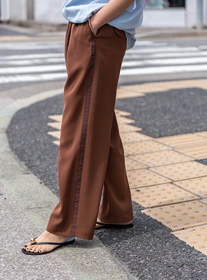 LOUSTIC,Easy Slacks,brown,easy pants,summer,bibliok,2023 ...