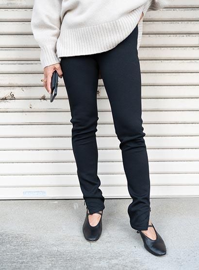 LOUSTIC,Leggings,pants,gray,black,stretch pants,bibliok