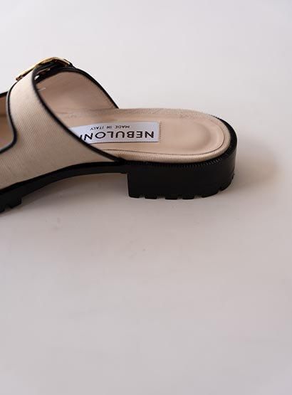 NEBULONI E.,2strap canvas flat sandals,bibliok,LUKE,2024SS