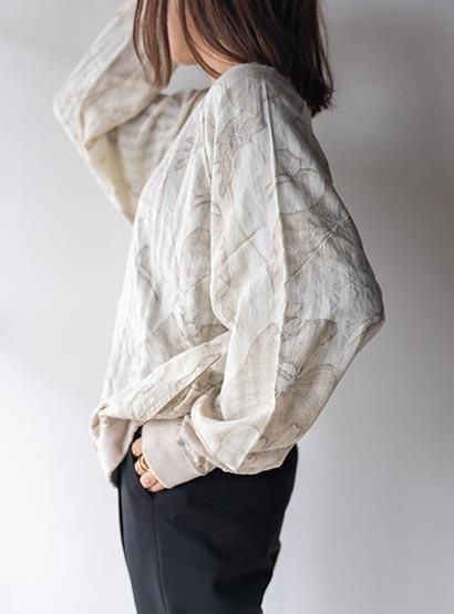 REMI RELIEF,'25SS,Flower Zip light blouson,bibliok