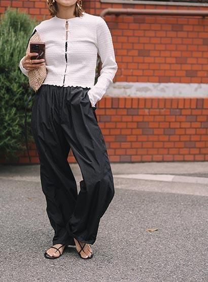 CEaRET,bibliok,,ara・ara,2025SS,Tuck Gather Curve Pants