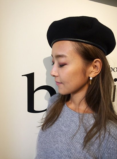 Tracy Watts,hat,Brooklyn,NY,beret,ベレー帽,bibliok,black,トレーシーワッツ