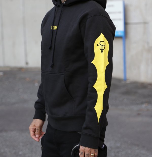 S.TIME HOODIE BLACK/YELLOW - S.TIME