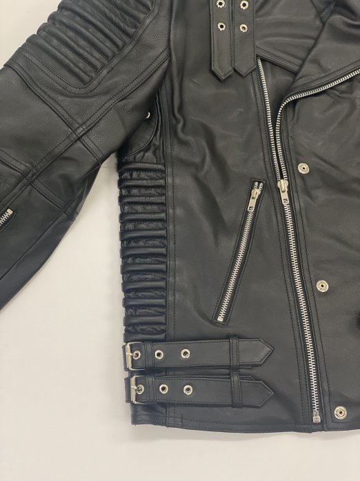 S.TIME REAL LEATHER JACKET 【本革】BLACK - S.TIME