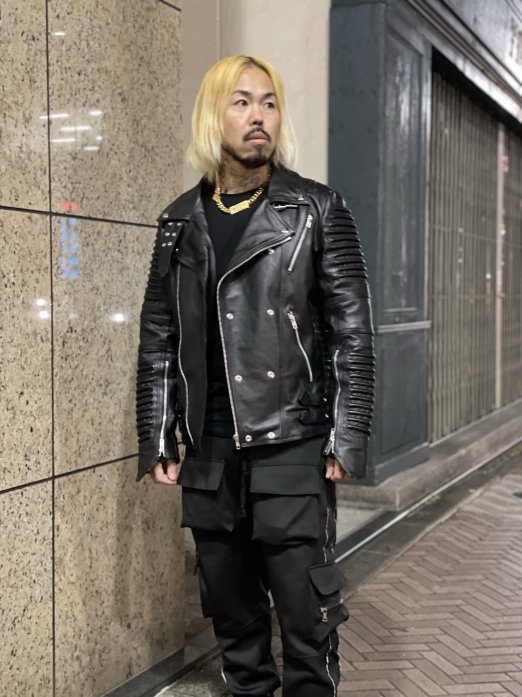 S.TIME REAL LEATHER JACKET 【本革】BLACK - S.TIME