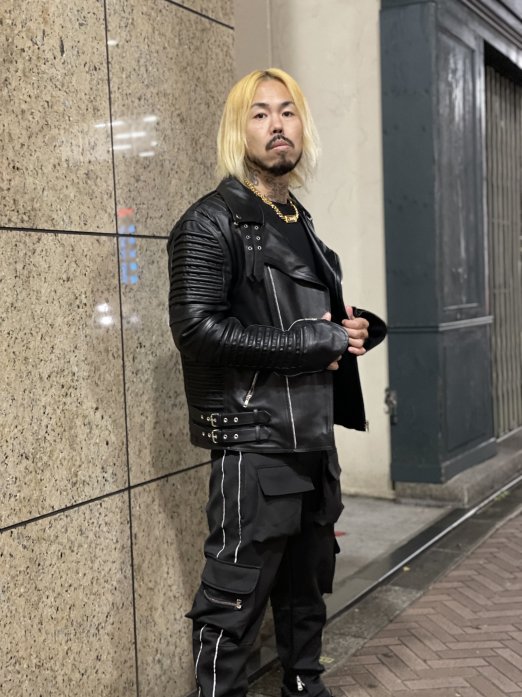 S.TIME REAL LEATHER JACKET 【本革】BLACK - S.TIME