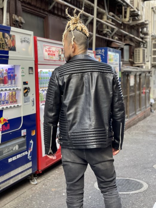 S.TIME REAL LEATHER JACKET 【本革】BLACK - S.TIME