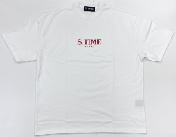 S.TIME TOKYO PRM T-SHIRT LIMITED EDITION 【日本製】WHITE/RED - S.TIME