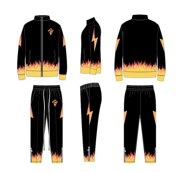 S.TIME TRACK SUIT 2023 FIREセットアップ - S.TIME