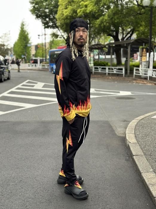 S.TIME TRACK SUIT 2023 FIREセットアップ　 - S.TIME