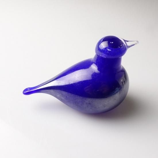 Golden Crested Kinglet イッタラバード　オイバトイッカ OIVA TOIKKA Brid Golden-Crested Kinglet ブルー