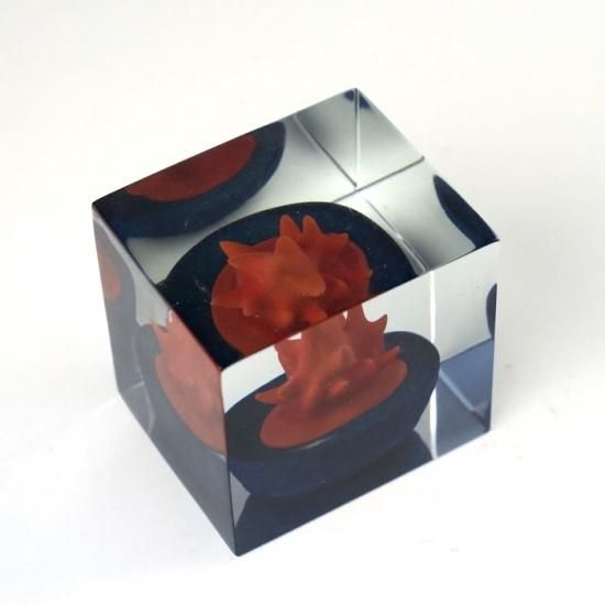 工芸品  oiva toikka Annual Cube 1991 Annual Cube 1991 Oiva Toikka Vuosikuutio Nuutajärvi Finland