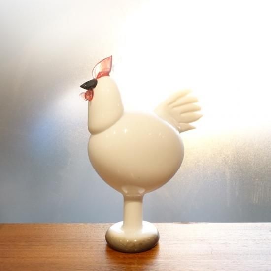 Oiva Toikka Rooster ブルー オイバトイッカ 鶏 ニワトリ - インテリア小物