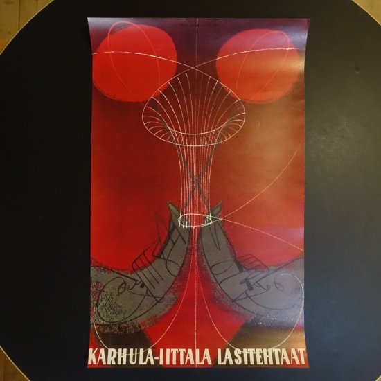 KARHULA-IITTALA ポスター by Timo Sarpaneva - 北欧家具,雑貨のお店