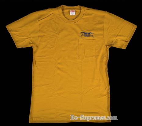 Supreme 16SS アンタイヒーローポケットＴシャツなら - Supreme(シュプリーム)通販専門店 Be-Supremer ll  全商品送料無料・正規品保証 　Tシャツ・キャップ・リュック・パーカー・ニット帽・ジャケット