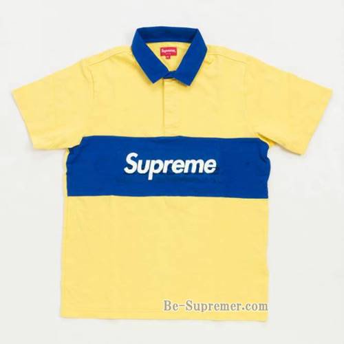 【s】supreme 2016ss rugby s/s shirt
