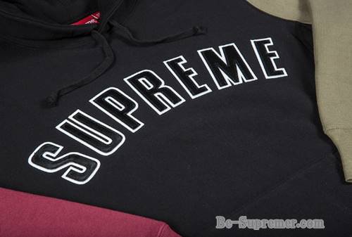 Supreme 16FW カラーブロックアークロゴフードパーカー なら - Supreme ...