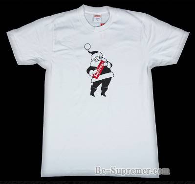 シュプリーム サンタ 2016 記念 Tシャツ ボックスロゴTシャツ/カットソー(半袖/袖なし)