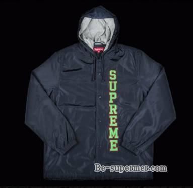 Supreme Vertical Logo Hooded コーチジャケット検討致しますね