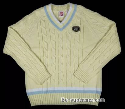 M)Supreme Lacoste Tennis Sweaterラコステセーター