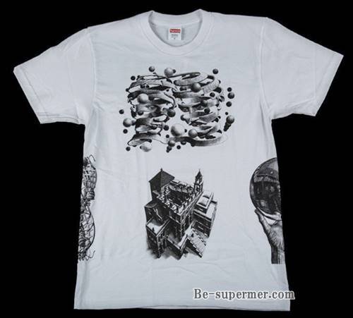 メンズシュプリーム Supreme 17SS MC escher コラージュ Tシャツ