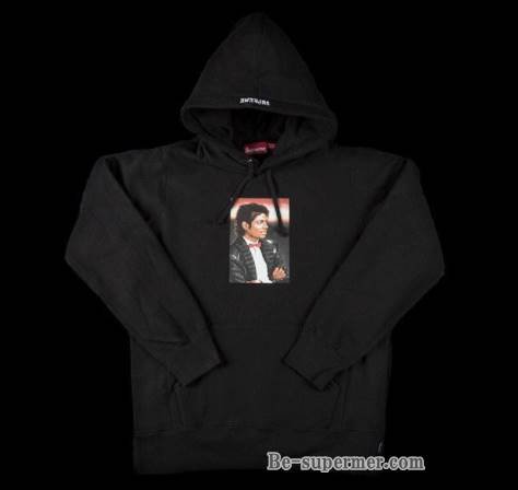 日本超安い  黒 Sweatshirt Hooded Jackson Michael 17ss パーカー