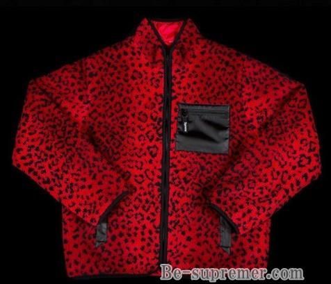 Supreme leopard Fleece jacket