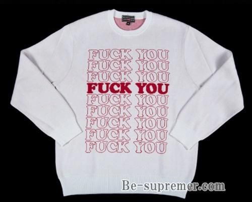 Supreme×ヒステリックグラマー☆Fuck You SweaterセーターLニット