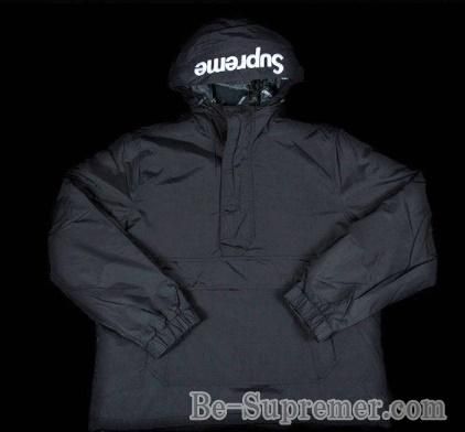 Supreme Hooded Logo Half Zip Pullover