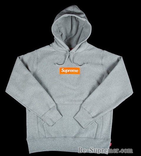 【Supreme通販専門店】Supreme(シュプリーム) Cross Box Logo Hooded Sweatshirtヘザーグレー 新品の通販  - Be-Supremer