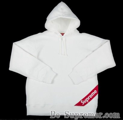 supreme corner label hoodie