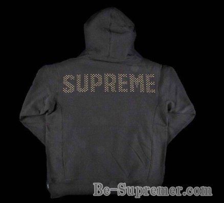 Supreme Capital Hooded Sweatshirt Black