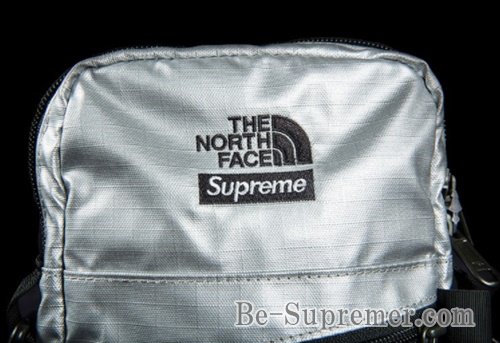 supreme the north face shoulder bag シルバー