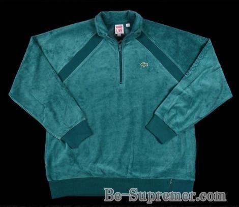 送料込 Supreme Velour Half-Zip Track Top