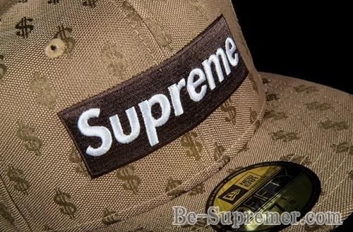 supreme monogram box logo new era