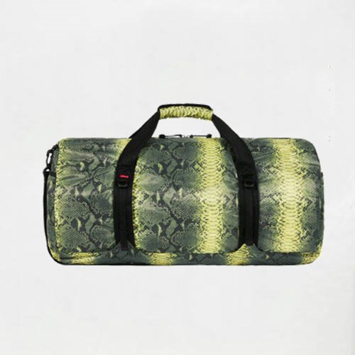 Snakeskin duffle online bag