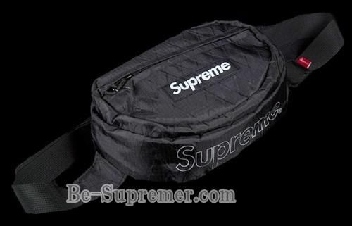 supreme 18AW waist bag black www.krzysztofbialy.com