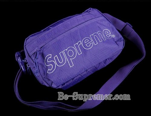 送料無料 Supreme Shoulder Bag 紫 18FW