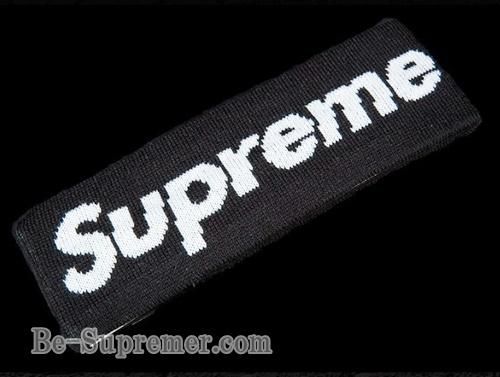 その他Supreme Big Logo Headband ヘッドバンド 黒