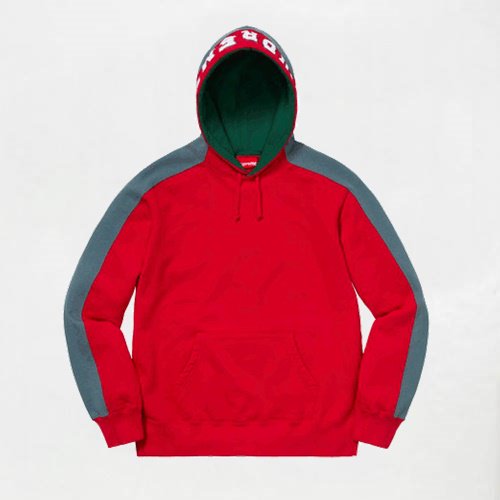supreme paneled hooded sweatshirt 18fwトップス