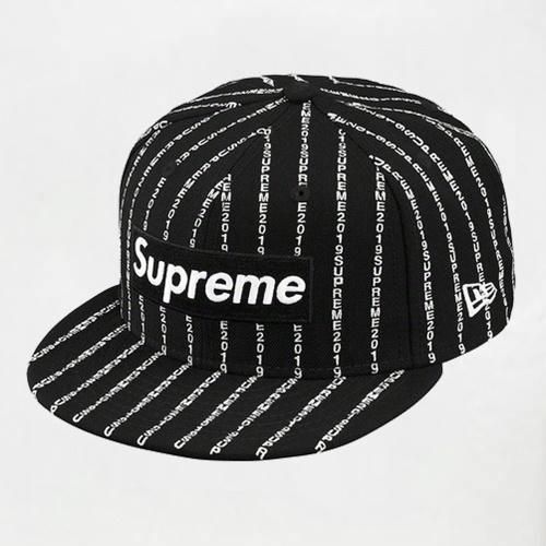 19SS Text Stripe New Era 7 1/2 59.6cm 黒 | hartwellspremium.com