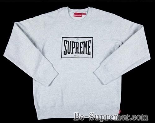 supreme warm up crewneck L Light Olive新品未使用購入場所