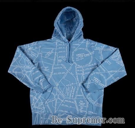 Supreme Gonz Embroidered Map Hooded パーカー | ochge.org