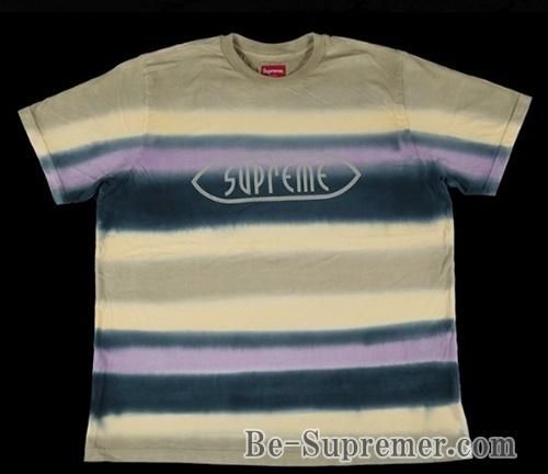 supreme rainbow stripe tee